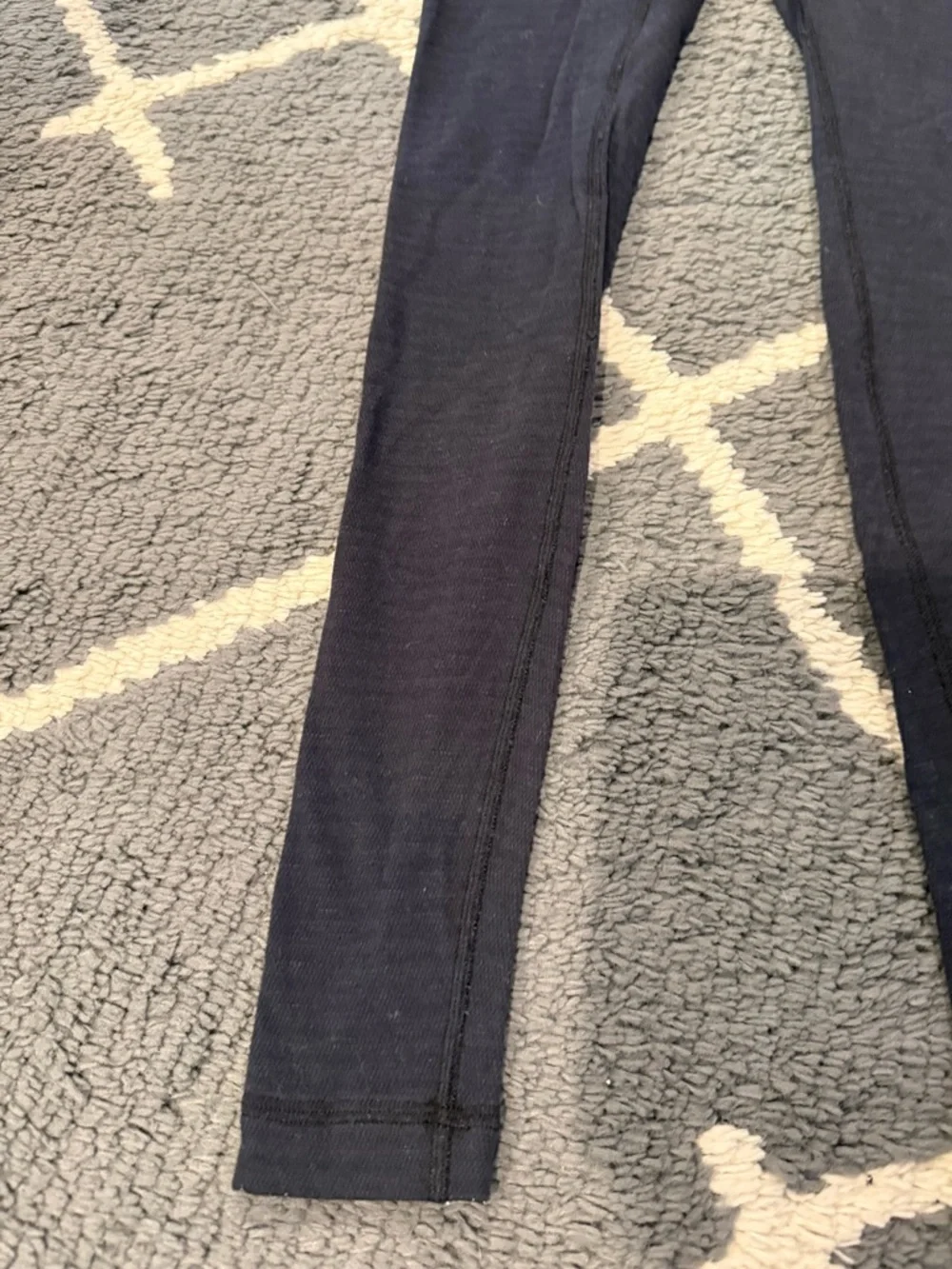Lululemon High Waisted Heathered Deep Coal Leggings